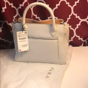 Zara offwhite crossbody bag